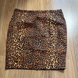 Banned Clothing Rockabilly Leopard Print Women's Skirt